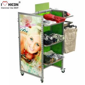 China Merchandising Retail Gondola Shelving Metal Storage Clothing Store supplier