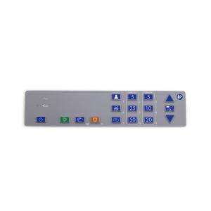 Opaque White Custom Silicone Rubber Keypads With Matt PU Coating​
