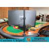 China Black Color Casino Standard Sic Bo Craps Road Software With HD 19 - 24 Inch Screen Display Holder wholesale