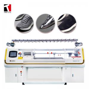 110V/220V Shoe Upper Knitting Machine , 56'' 12gg Automatic Knitter Machine