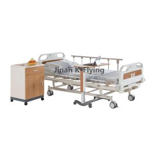 China Aluminum Alloy Guardrails 2 Function Hospital Bed Folding wholesale