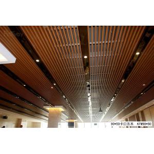 China WPC Wood Plastic Composite Ceiling , Dimensional Stability and Longevity wholesale
