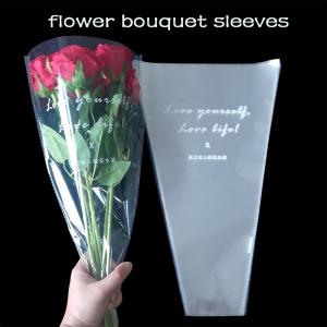 Y Shape Fresh Flower Wrapping Sleeve Opp Flower Bouquets Sleeves Kraft Paper