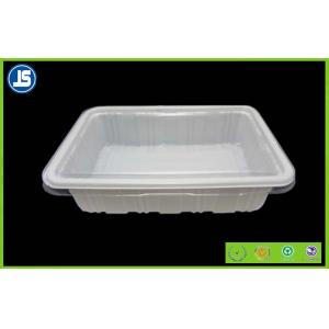 China Starch Pantone Biodegradable Plastic Food Trays , Blister Food Boxes Container supplier