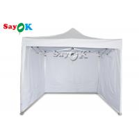 China Instant Canopy Tent Portable Custom Outdoor Silk Screen Printing Advertising Folding Steel Frame Tent on sale