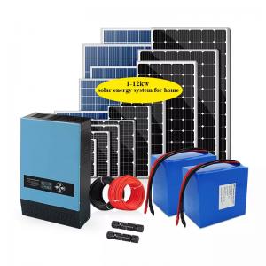 High Efficiency On Grid Solar System Kit MPPT MC4 Complete Solar Panel Kits For Home
