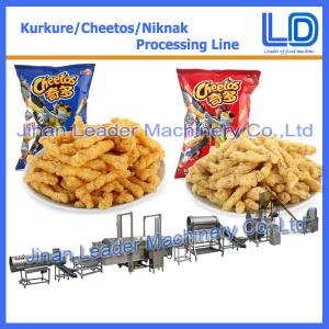 China Industrial kurkure cheetos crisps puffcorn puffs extruder machinery supplier