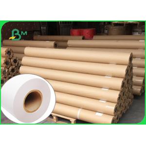 China Strong Stiffness 80g CAD Plotter Paper Roll For Engineering Drawing 36 Inch supplier