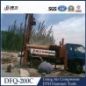 DFQ-200C truck mounted 200m DTH water well drilling rig, 200m Drilling Rig