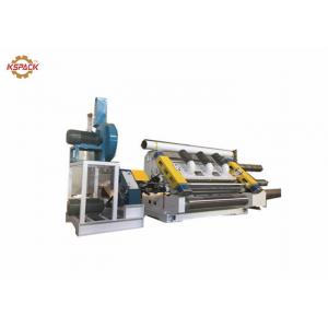 China Adsorb Type E Flute Cardboard Single Facer Machine / Corrugated Carton Machine supplier