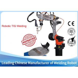 Aluminum Arc Welding Robot Cell , Mig Welding Equipment Workstation