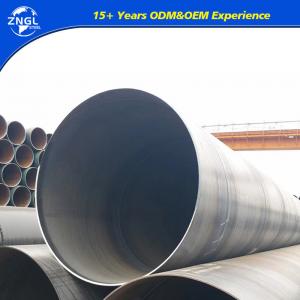 A36 A53 A106 LSAW Sawl ERW Spiral Welded Steel Carbon Steel Pipe Remark Customization
