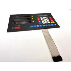 China Finition brillante Polyester fenêtre transparente panneau de commutation à membrane convexe pour machine CNC wholesale