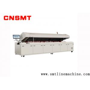 Aluminum SMT Lead Free Reflow Oven CNSMT-RF3008 Up / Down 10 For LED Driver Pcb