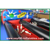 China Inflatable Bowling Game PVC Inflatable Sports Games Inflatable Bowling Balls Pool Filed With Balls on sale