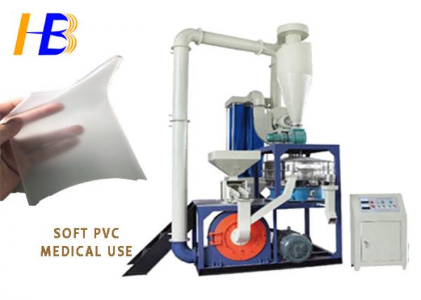 Medical Blood Bag Soft PVC Plastic Grinding Equipment With Wind And Water