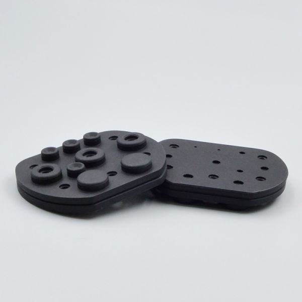 Professional Custom Silicone Pads / Nozzle Pads , Custom Silicone Irregular Products