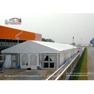 China Luxury Aluminum White Outdoor Tents For Events / Wedding / Party 500 Seater supplier