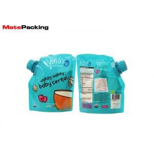 100% Security Food Grade Spout Pouch Custom Logo Printing Organic Baby Food Pouches