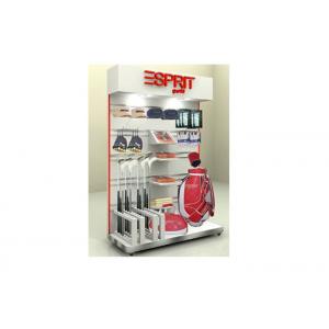 China Sports Shop Wall Display Case , Wall Mounted Shelving Units For Displaying Bags Shoes Socks supplier