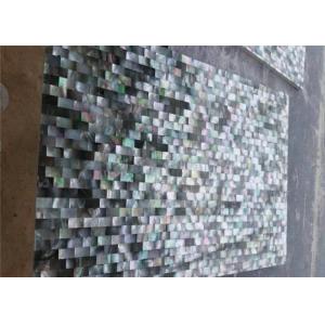 Black Semi Precious Stone Slabs Shell Stone Composited Slab For Construction Material