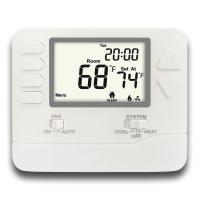 China 2 Heat / 2 Cool Electronic Heat Pump HVAC Thermostat With Heating And Cooling on sale