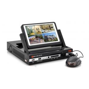 China 4CH Standalone Security DVR With 7 Inch LCD Screen , D1 Resolution , HDMI Port supplier
