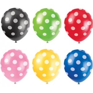china wholesale different shapes latex printed balloons polk dot  printing latex balloons