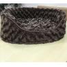 Lit chaud fait sur commande lavable Cat Soft Fleece Pet Bed du chien MFM036 pour des chiens