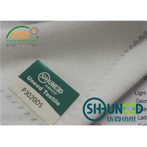 China Bonded Woven Interlining , Double Sided Interfacing Used For Light Fabric supplier