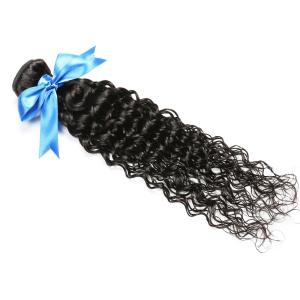 China Cuticle virgin Brazilian hair weave ,deep curly (water curly) supplier