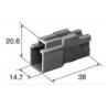 Electronics Sumitomo Automotive Connectors 6520-0349 Socket Contact Gender