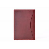 China 11x9.3x3cm Leather Card Holder Wallet Waterproof Wear Resistant on sale