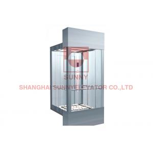 China PVC Floor Laminated Safety Glass 630KG MR Panoramic Elevator Lift supplier