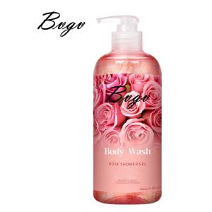 Rose Extract Anti Bacterial Shower Gel Visibly Healthy Moisturizing Body Wash