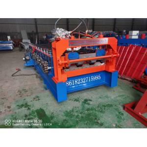 China 18 Kw Hydraulic Plate Rolling Machine , Deck Floor Roll Forming Machine supplier