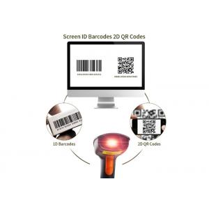 Handheld Laser Barcode Reader With Automatic Scanning Barcode Plug & Play Design