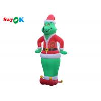 China OEM Inflatable Cartoon Characters Blow Up Grinch Oxford Film Model on sale