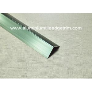 Good Anodized Champagne Aluminium Angle Trim 20mm x 20mm x 2.5m