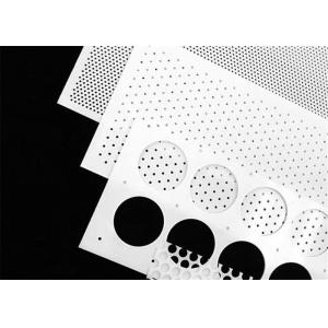 6mm 2.44m Length Plastic Perforated Sheet For Food Processing