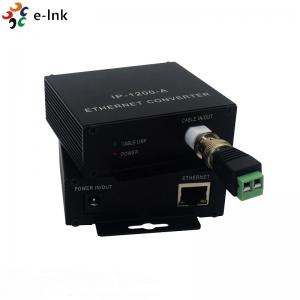 China 10/100 Mbps Full Duplex Ethernet Over Coax Converter 1200m Coax To Ethernet Converter supplier