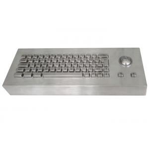 FCC Industrial Metal Desktop Keyboard 20mA With Hand Touched Mechanical Keys