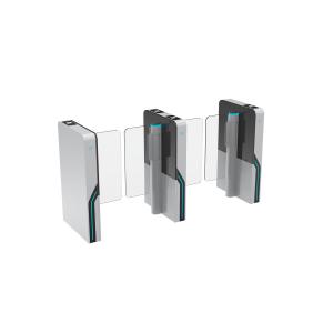 Access Control Electronic luxury Dc Brushless Motor Swing Barrier Turnstile For Office Building