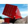 China SINO HOWO Hydraulic Dump Trailer , 3 Axle Semi Trailer For Transport Goods wholesale