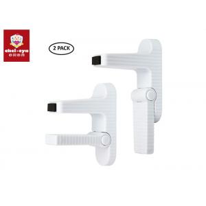 China Home Door Lever Child Safety Door Locks Plastic Material White Color Long Lifespan supplier