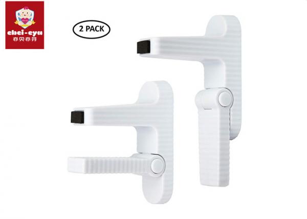 Home Door Lever Child Safety Door Locks Plastic Material White Color Long