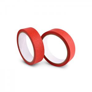 China Multi Colored High Temperature Masking Tape Hot Melt Adhesive Peels Off Easily supplier