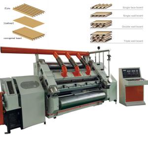 China 100m/Min Fingerless Single Facer Corrugated Machine supplier