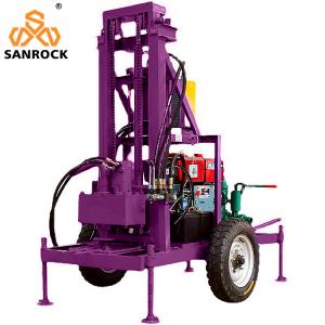 China Trailer Mounted Water Well Drilling Equipment Small Portable Water Well Drilling Rig supplier