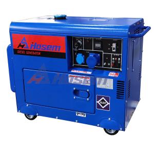 China 5kw 6kW 7kW Air Cooled Diesel Generator I Phase Quiet Portable supplier